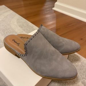 Denim Blue/Grey Mules